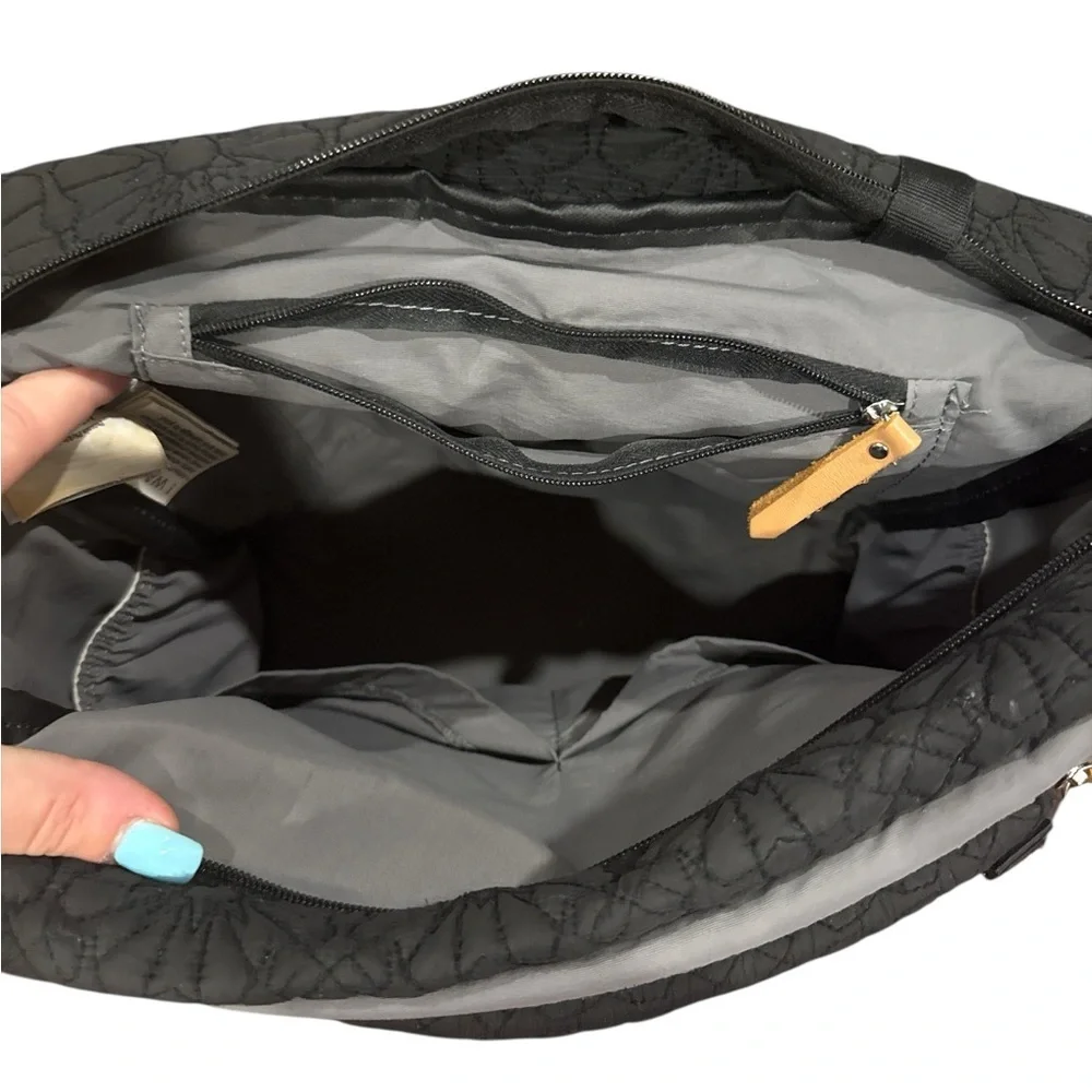Petunia pickle bottom Black Quilted Women's diaper Bag